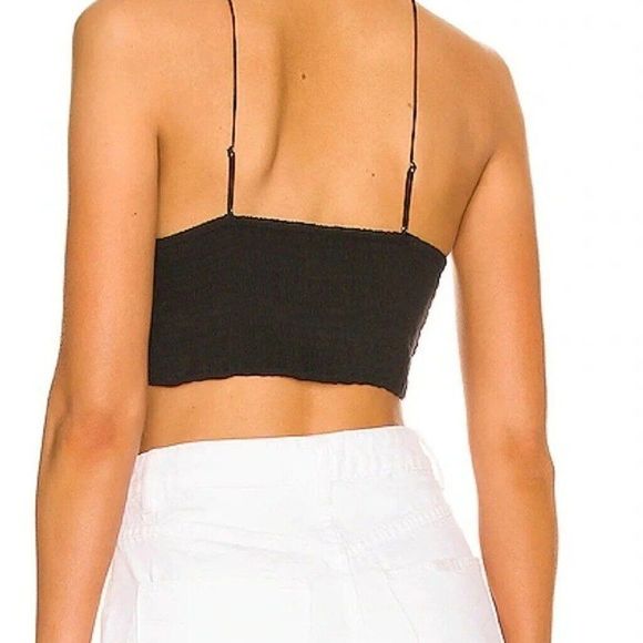 Free People Mariana Crochet Lace Bralette Black FP New With Tags Size Large - Picture 3 of 5